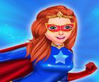 Super Galia Herojus Merginos Bėgikas Žaidimas Nuotykių