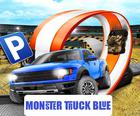 Monster-Truck-automobilių stovėjimo aikštelė Nemokama 3D Mėlyna
