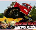Monster Trucky Závodné Puzzle
