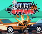 Policijos Automobilį Ataka