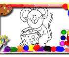 Crianças Dos Desenhos Animados Livro De Colorir