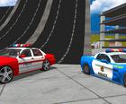 Полициски Автомобил Лебдат Возење Трик Игра