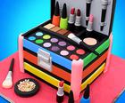 Dievča Make-Up Kit Pohodlné Koláče Docela Box Bakery Hra