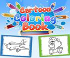 Libro para Colorear de Dibujos Animados Juego