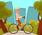 Счастливый Езда На Велосипеде Головоломки