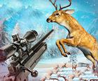 鹿狩りの冒険：動物のシューティングゲーム