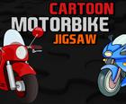 Karikatur-Motorrad Jigsaw