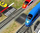 Railroad Crossing Station Sim spil 3D