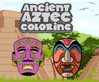 Antigua Azteca para Colorear