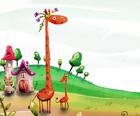 Cartoon Giraffe Puzzle