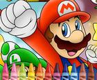 Mario para Colorear