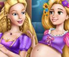 Беременные принцессы - подружки Голди
