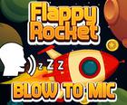 Flappy Rocket играе с разпенващ в микрофона