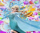 Elsa / Frozen Match 3 Puzzle