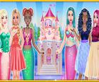 Decoración de la Casa de Muñecas Princesa y Sirena