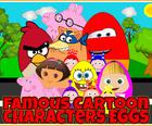 प्रसिद्ध कार्टून चरित्रों अंडे