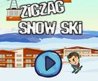 Zig-Zag De Schi De Zăpadă
