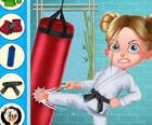 Karate Dievča Vs Školy Tyran