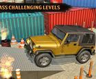 Klassieke Real 4x4 Jeep Parkering Ry Spel