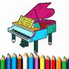 BTS Piano Coloring Book BTS Piano Coloring Book