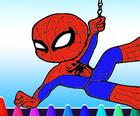 Spiderman Joc De Colorat