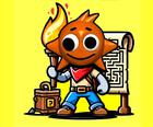 Sprunki Torches Maze