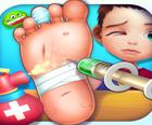3D oyun "ayaq doktoru"