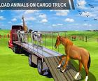 動物貨物輸送トラックゲーム3D