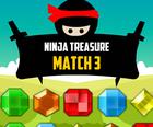 Ninja Dārgumi Match 3