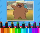 אנחנו חשופים דובים: איך לצייר גריזלי