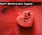 Herz Wassermelone Puzzle