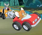 Tom ve Jerry Araba Yapboz