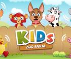 Gyerekek Állatkert Farm