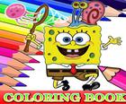 Книжка-раскраска для Губки Боба