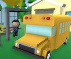 حافلة مدرسية محاكاة طفل مدفع