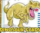 Juego de Cartas de Dinosaurio