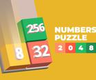 2048 nömrələri ilə puzzle