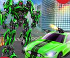 Grand robotas automobilių transformuoti 3D žaidimas