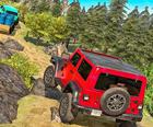 Safari Jeep estacionamento Sim: aventura na selva 3d