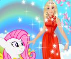 Barbie e Pony Dressup