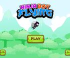 Garçon volant ninja