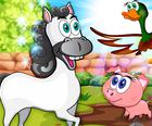 Animali da fattoria di apprendimento: Educativo per i bambini