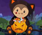 Halloween Majmun Kardigan 