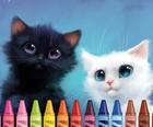 4 गेम ग्राउंड-बिल्ली के बच्चे रंग
