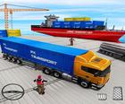 Cargo Transport Truck Driving