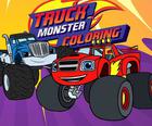 Blaze Monster Truck Libro da colorare