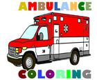 Ambulans Vragmotors Kleur Bladsye