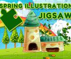 Spring Illustration Puzzle