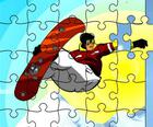 Snowboarder Freestyle Puzzle