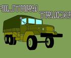 Coloriage de Camions Militaires